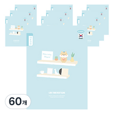 펜피아 1000 초등 10칸국어 제본노트, D블루, 60개