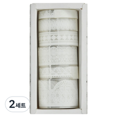 微笑的漂亮紙膠帶6款組, style4, 2套