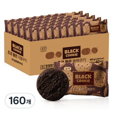 금촌베이커리 초코 품은 블랙쿠키, 12g, 160개