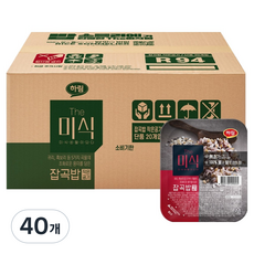 더미식 잡곡밥 작은공기, 140g, 40개