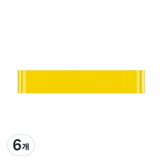 스포홀릭 요가 스트레칭 루프 밴드, 6개, 옐로우