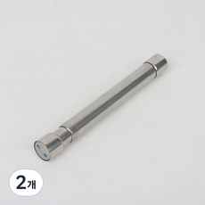 ALLGoRr 可調節長度 皮諾丘 桑拿房 置物櫃用 掛衣桿 free 230~380mm x 25mm, 不鏽鋼, 2個