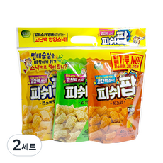 바다소리 알래스카 명태로 만든 피쉬팝 3종 세트, 40g, 2세트