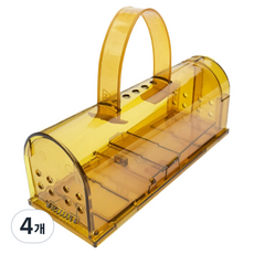 圓形高效超強力捕鼠器 黃色 178 x 135 x 68 mm, 4個, 1入