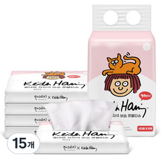 Hanyeji X Keith Haring 攜帶型低刺激乳液面紙, 40入, 15個