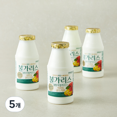남양유업 불가리스 설탕무첨가 불가리스 사과 & 골드키위, 5개, 4개입, 150ml