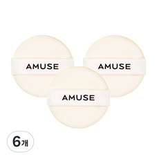 AMUSE 듀젤리 쿠션 퍼프, 6개