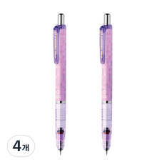 제브라 델가드 스퀘어 샤프 바이올렛, 0.5mm, 4개