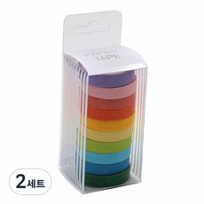 Petit Fancy 彩色紙膠帶 10色組, 混色, 2組
