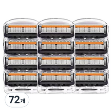 CELLIVING 男性專用5層刮鬍刀片 單一2, 1入, 72個