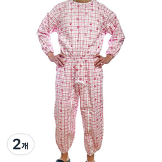메디코 뒷지퍼 성인우주복 L, 하트핑크, 2개