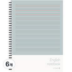 morning glory 4500硬殼英文SP筆記本 16開 左翻, 隨機出貨, 6個