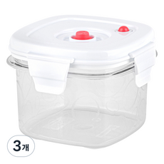 EASY&FREE 空氣零真空密封容器, 3個, 650ml