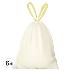 타미나요 편리한 비닐 파우치 무지 크림 50 x 55 cm 15p, 6개, 20L