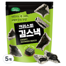 하루칩스 크리스피 김스낵, 300g, 5개