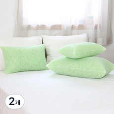 UNIKOR INTERNATIONAL 生物陶瓷晶片方形枕頭, 綠色