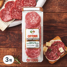 시테리오 제노아 살라미, 85g, 3개