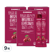 참앤들황토농원 탱글 콜라겐 몽모랑시 타트체리 젤리스틱 15p, 300g, 9개
