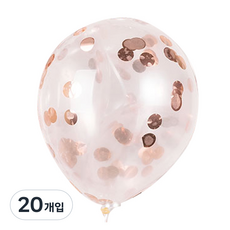 PARTY PANG 亮片氣球 30cm, 錫箔金, 20入