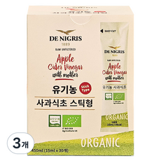 DE NIGRIS 德尼格斯 蘋果醋隨身包, 450ml, 3個