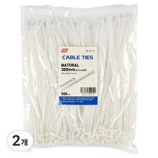 KDy 束線帶 500p, 2個, 白