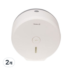 리빙듀오 점보롤 디스펜서, 화이트, 2개