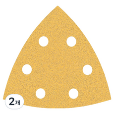 보쉬 EXPERT C470 삼각 6홀 찍찍이 P80 GOP 93 x 93 mm 5p 2608900825, 2개