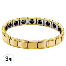 KODACHIEF 日常手鍊 黑色原石 全金邊, 3個