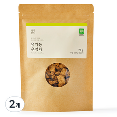 하루한티 유기농 우엉차, 70g, 2개