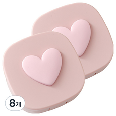 소울리치 러블리 콘텍트렌즈 케이스, 핑크, 8개