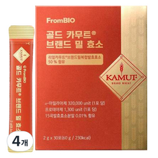 FromBIO 黃金卡姆特品牌小麥酵素 30入, 60g, 4個