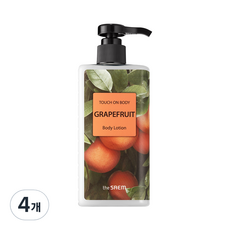 더샘 터치 온 바디 로션 자몽, 300ml, 4개