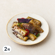 식도감 통들깨 가지볶음, 180g, 2개