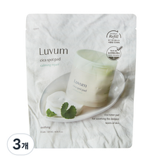 러븀 카밍 리페어 어린시카 스팟 패드 리필, 3개, 60개입