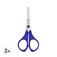 파울 어린이용 안전가위 764, 네이비, 2개