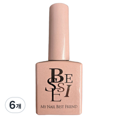 BESSIE 핑카부 시럽 글리터 젤네일, 6개, 11ml, NS03 블러쉬핑크