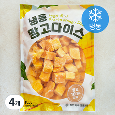 신정푸드 망고다이스 (냉동), 4개, 1kg