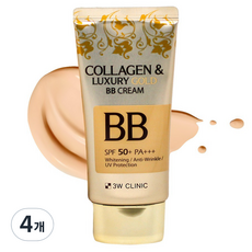 3W Clinic 膠原蛋白&奢華黃金BB霜 SPF50+ PA+++, 4個, 50ml, 單一顏色