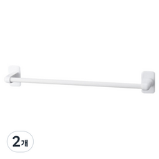 溫耶利 浴室拖鞋毛巾置物架 掛架, 2個, 白色