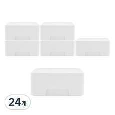 베리구즈 심플 사각 수납함 소, 24개