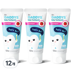 Dr. Dedis 兒童無氟嬰兒牙膏, 60g, 12個