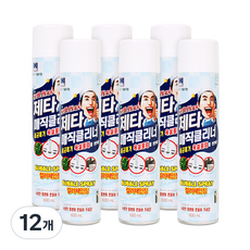 제타 욕실 청소용 거품 분사 매직클리너, 600ml, 12개