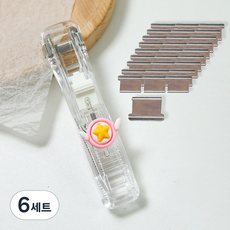 씨티컴퍼니 클립퍼 별 + 핀 50p, 6세트