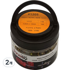 Innotime 自攻螺絲 圓頭 自然色 100入, 2個
