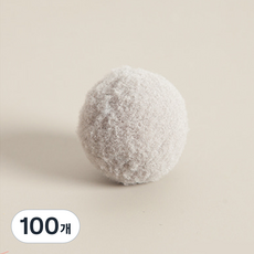 플라워트리 스티로폼 볼 만들기 DIY 폼폼이 4cm, 그레이, 100개