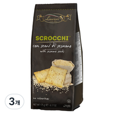 Laurieri master bakers 芝麻芝麻脆餅, 175g, 3個