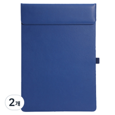 東亞PMS A4文件皮革板夾 基本款, 藍色, 2個