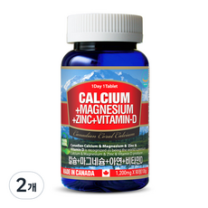 Whole Life 鈣鎂鋅維生素 D 108g, 90顆, 2罐