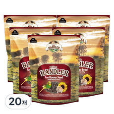 펫츠핸들러 앵무새 영양모이 해바리기씨, 400g, 20개