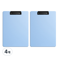 DOnG-A Pms 直式加厚壁掛式板夾 A4, 藍色, 4個